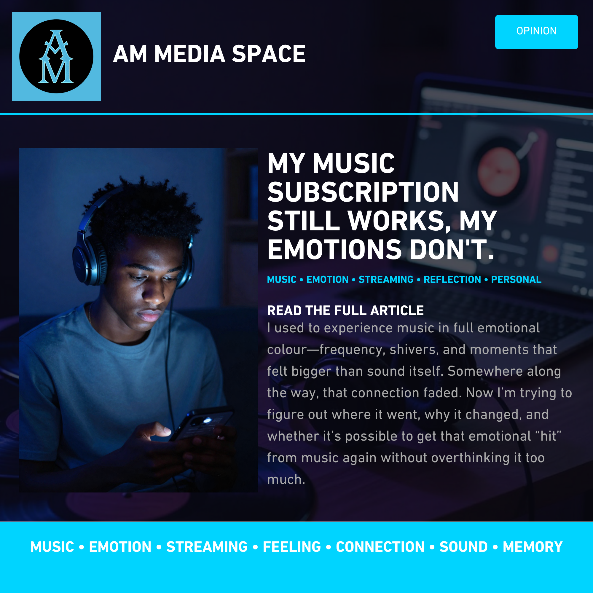 Losing My Love for Music: Frequency, Colour, and Finding My Way Back