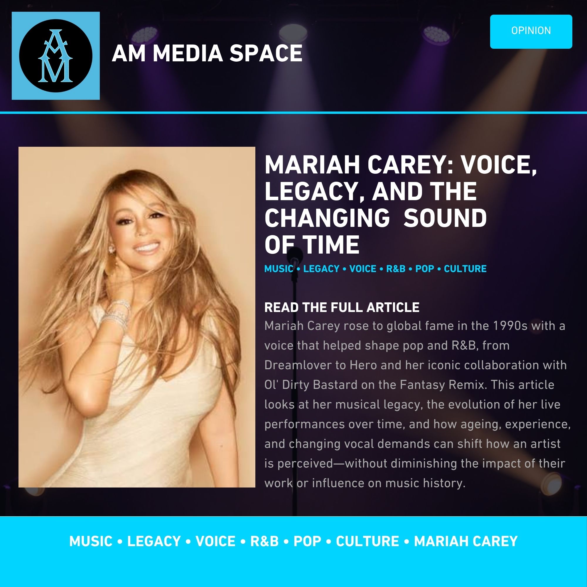 Mariah Carey: Voice, Legacy, and the Changing Sound of Time